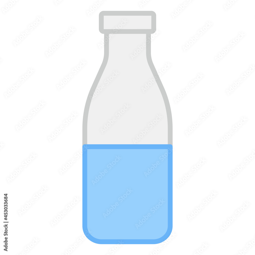A unique design icon of water bottle