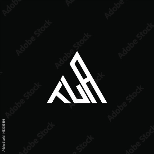 TLA letter logo creative design. TLA unique design photo