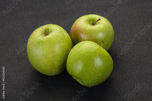 Green ripe apple