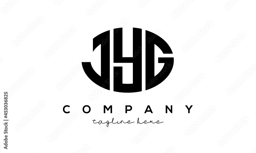 JYG three Letters creative circle logo design JYG three Letters creative circle logo design