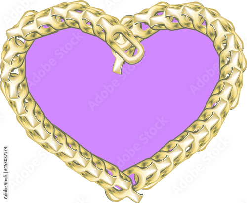 ハートのフレーム