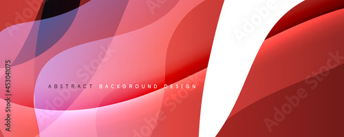 Wallpaper Mural Trendy simple fluid color gradient abstract background with dynamic wave line effect. Vector Illustration For Wallpaper, Banner, Background, Card, Book Illustration, landing page Torontodigital.ca