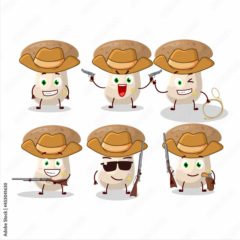 Cool cowboy shimeji cartoon character with a cute hat Cool cowboy shimeji cartoon character with a cute hat