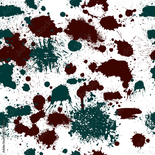 Abstract dark blots. Print for fabric . Seamless pattern. Vector illustration