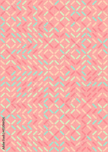 Abstract Geometric Pattern generative computational art illustration