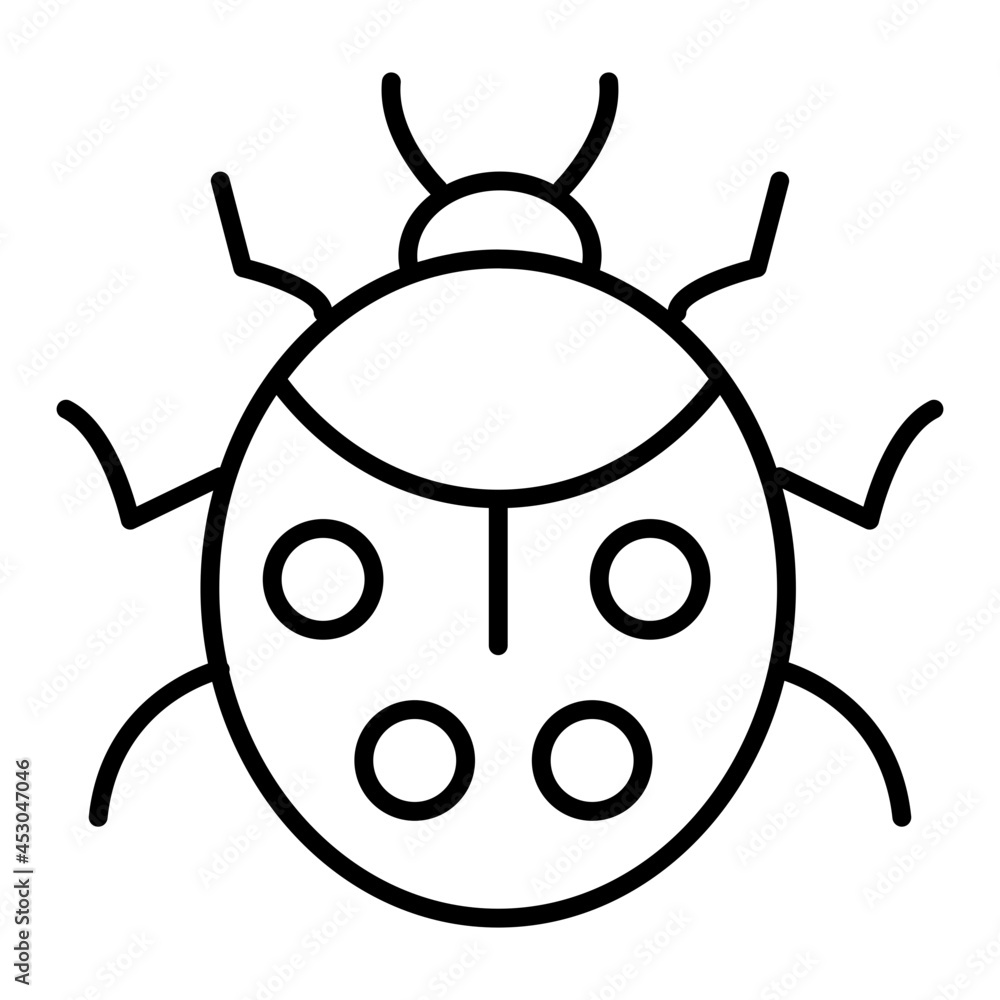 A perfect design icon of bug virus A perfect design icon of bug virus