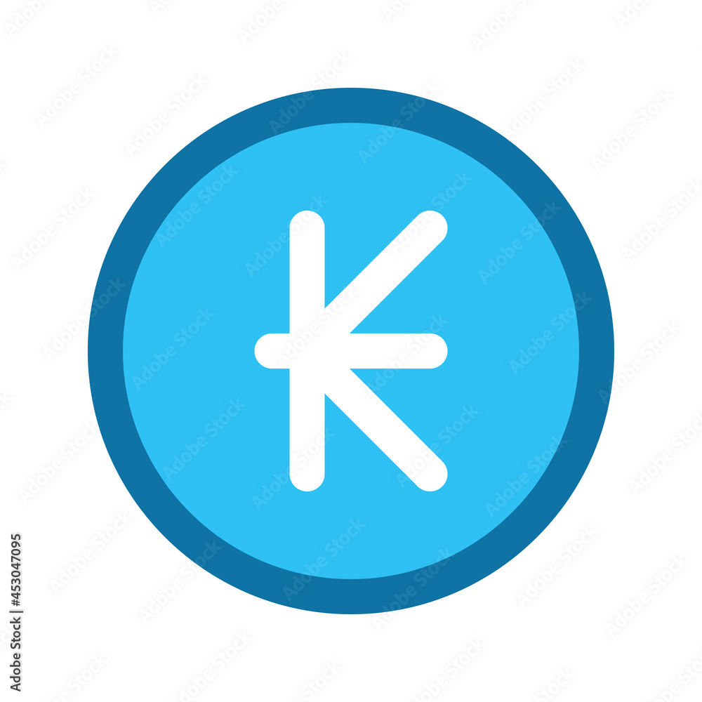 Illustration vector graphic icon of Laos Kip currency. Filled line style icon. Vector illustration isolated on white background. Perfect for website or application design. Illustration vector graphic icon of Laos Kip currency. Filled line style icon. Vector illustration isolated on white background. Perfect for website or application design.