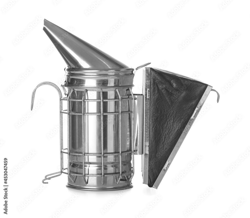 Фотография Bee smoker on white background