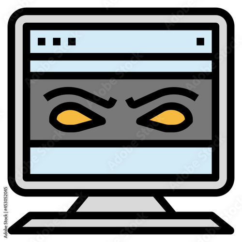 illegal line icon