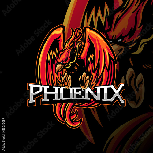 Phoenix mascot logo illustration for epsort gaming photo