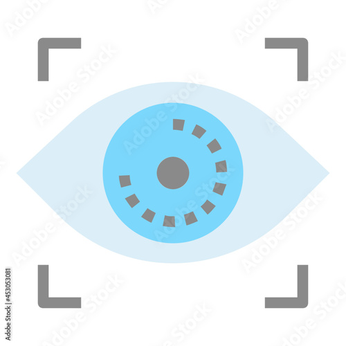 eye flat icon