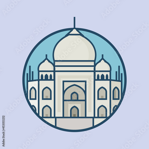 World famous building - Taj Mahal India
