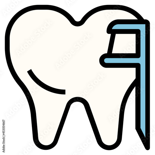flosser line icon