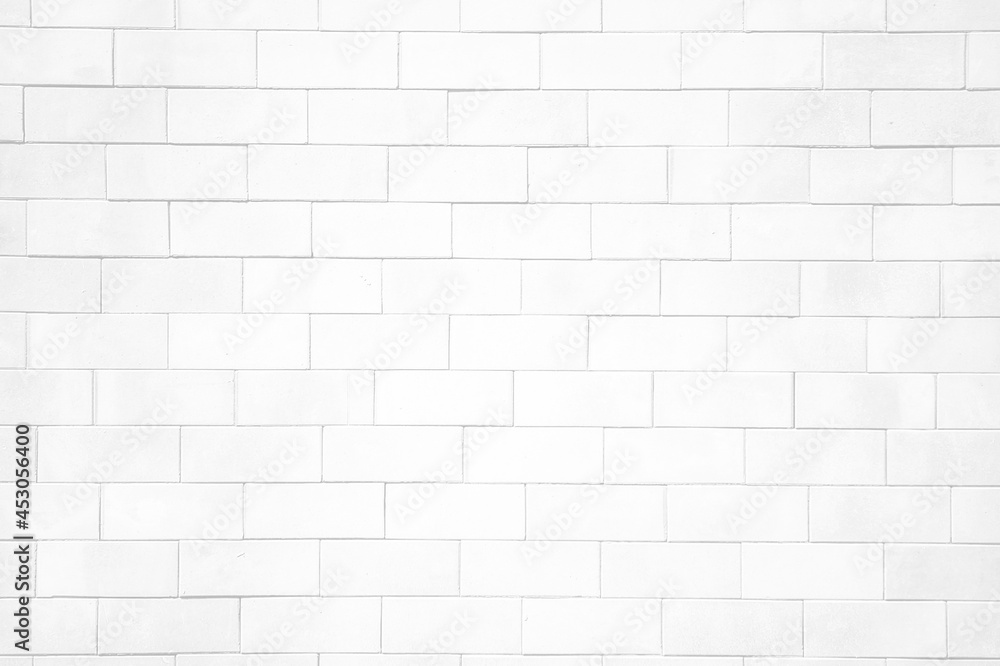 Naklejka premium vintage white brick wall texture background