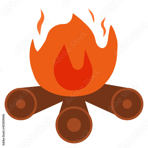 bonfire flat icon