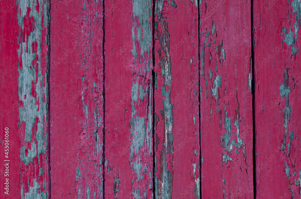 Old boards. Old paint peeled off. Tree structure. Vintage wood background. Wooden fence. Old boards. Old paint peeled off. Tree structure. Vintage wood background. Wooden fence.