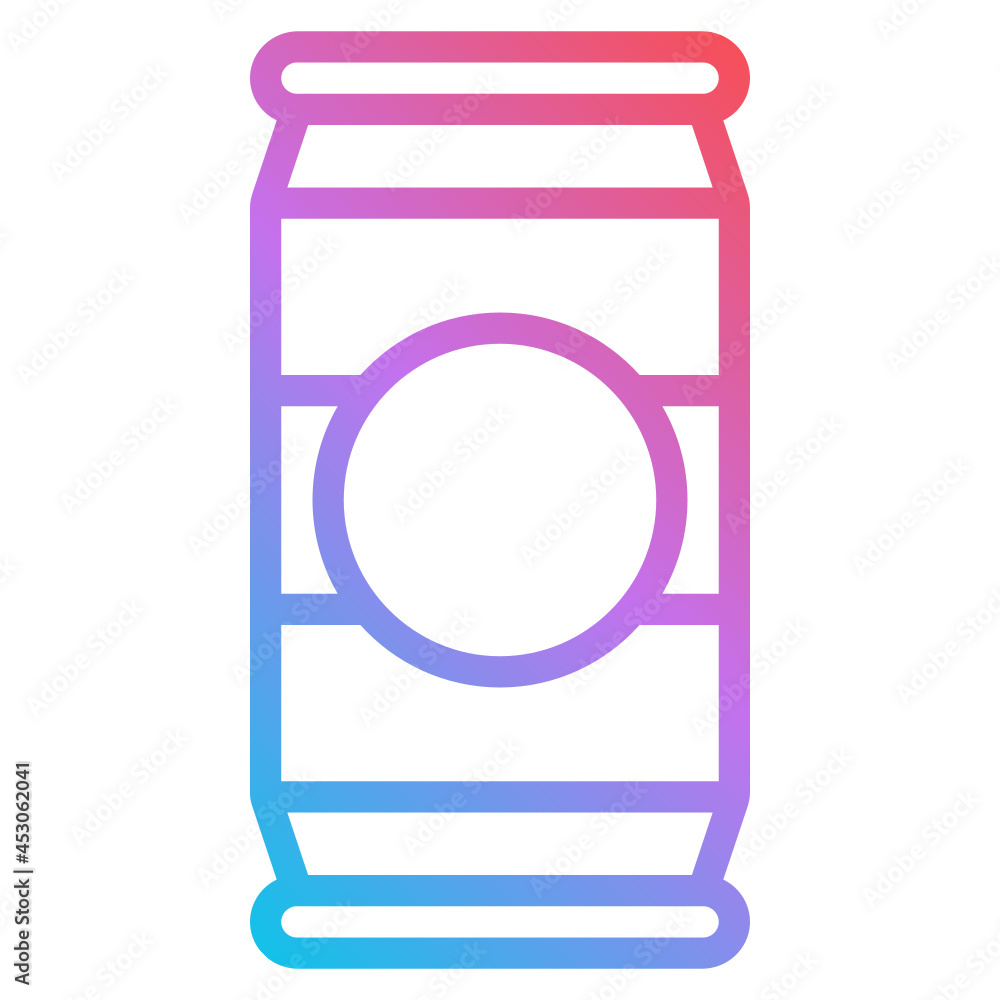 can gradient icon can gradient icon