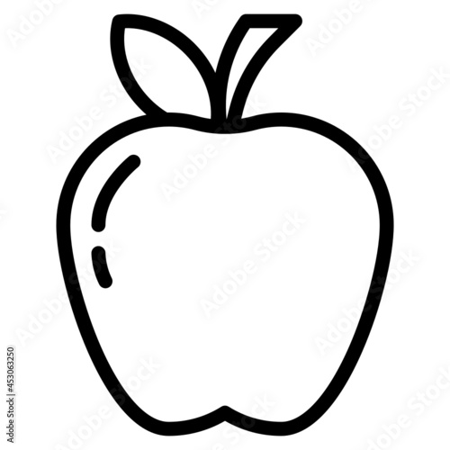 apple line icon