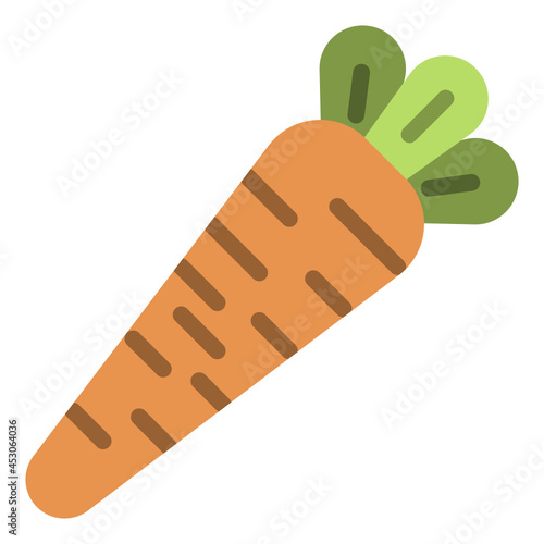 carrot flat icon