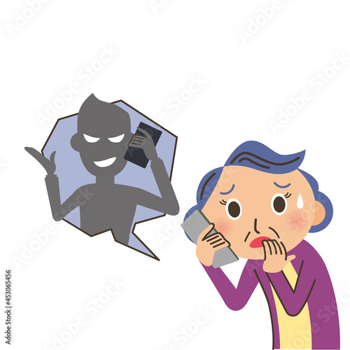 おばあちゃんが電話で詐欺被害
