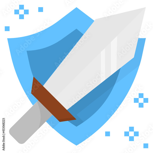 battlefield flat icon