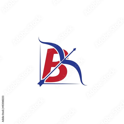 Archery logo With B initial letter