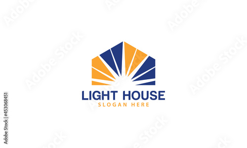 Light House Logo Vector Template