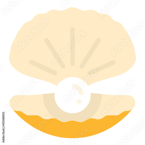 pearl flat icon