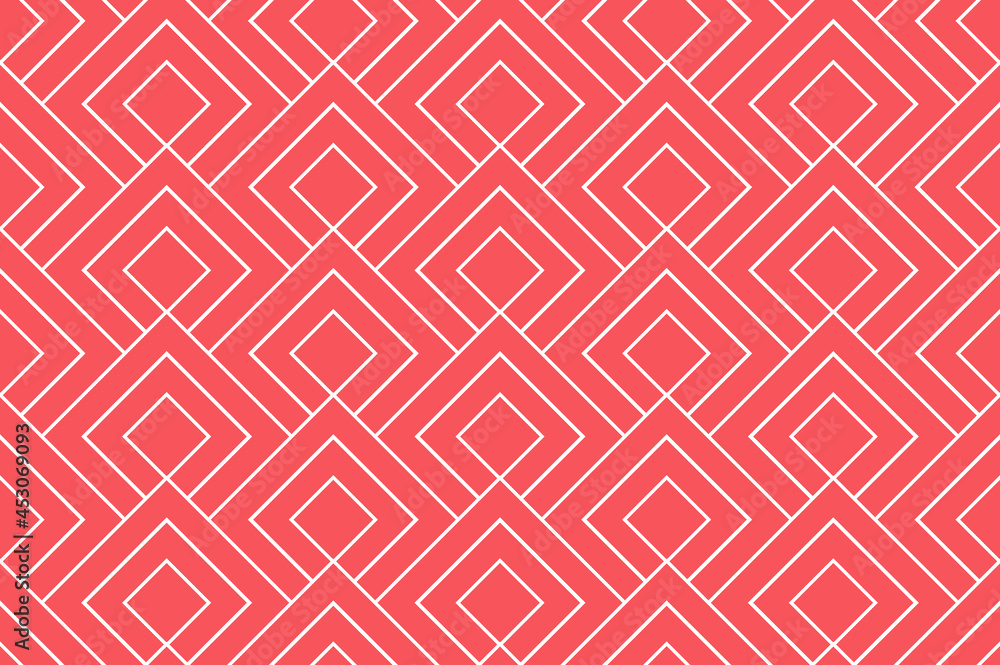 The geometric pattern with lines. Seamless vector background. White and pink texture. Graphic modern pattern. Simple lattice graphic design The geometric pattern with lines. Seamless vector background. White and pink texture. Graphic modern pattern. Simple lattice graphic design