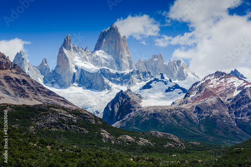 Majestic Fitz Roy Moutain  Patagonia  El Chalten  Argentina