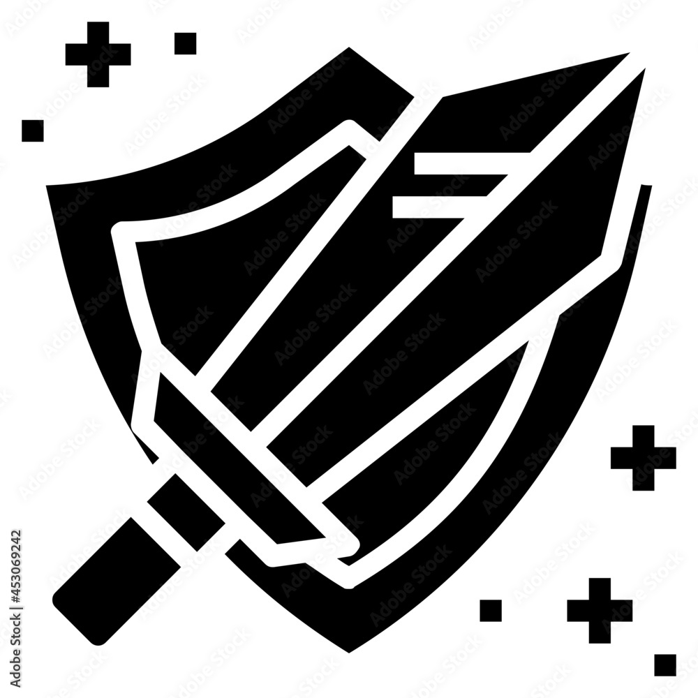 battlefield glyph icon battlefield glyph icon