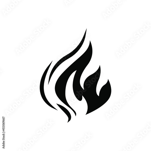 Fire icon vector set. flames illustration sign collection. light sign or symbol.