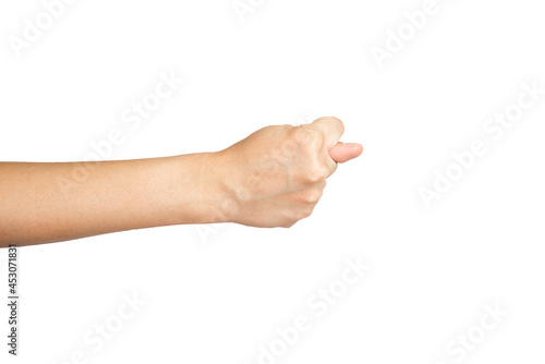 Wallpaper Mural close up of sexual intercourse hand sign isolated with white background. Sexual hand gesture. Torontodigital.ca