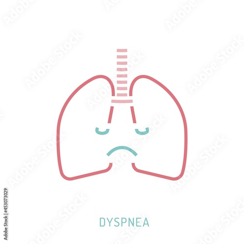 Respiratory distortion, insufficiency, irregular breathing, ventilatory depression sign.