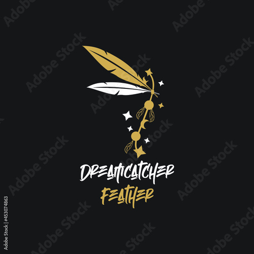 dreamcatcher feather logo exclusive design inspiration
