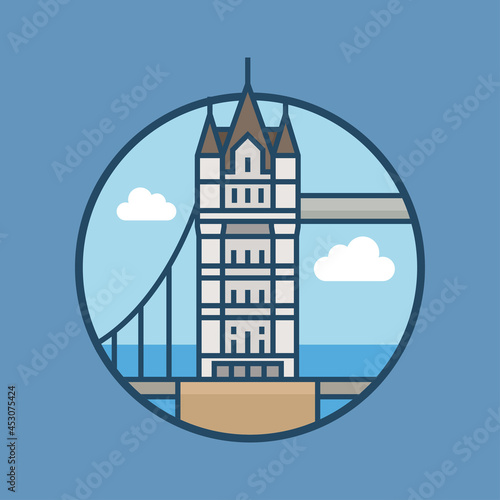 World famous building - Tower Bridge London