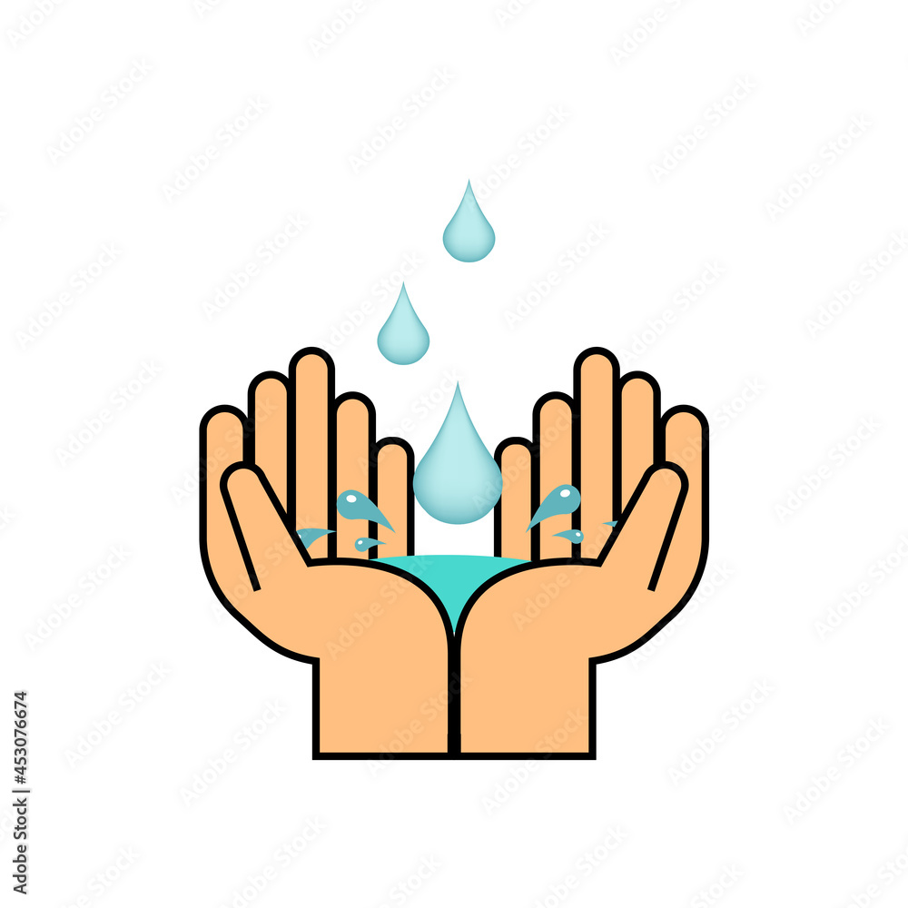 Hands holding clean water drop,world water day, Hands holding clean water drop,world water day,