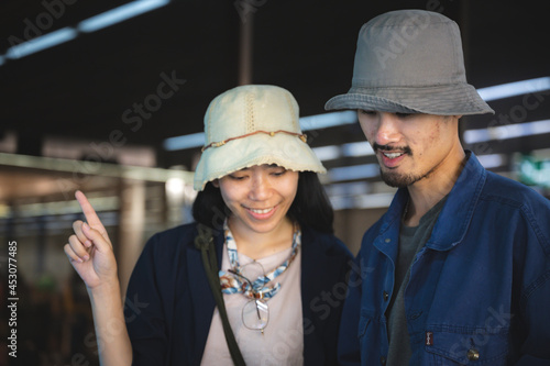 young woman person using mo...