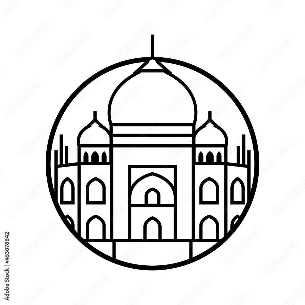 World famous building - Taj Mahal India