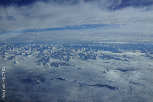Switzerland, Europe, and the alps view from airplane © Smui