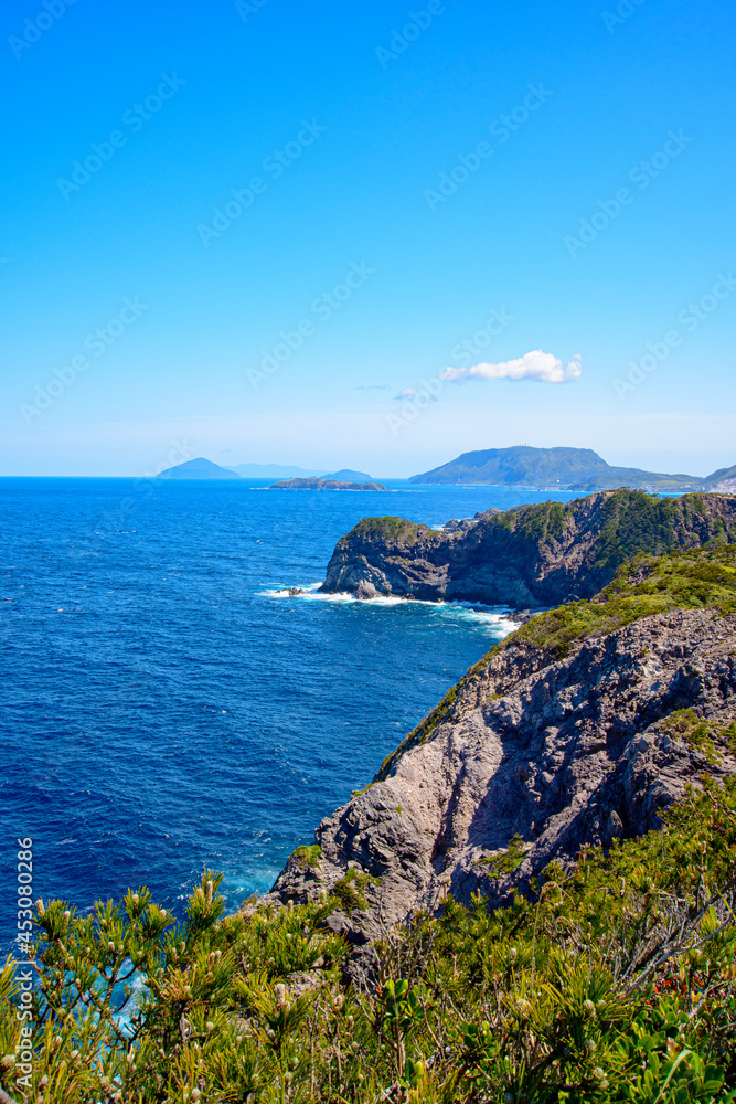 view of the coast of island view of the coast of island