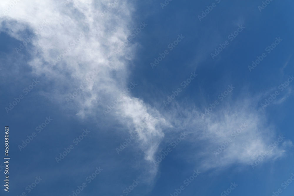 Bright white clouds over blue sky Bright white clouds over blue sky