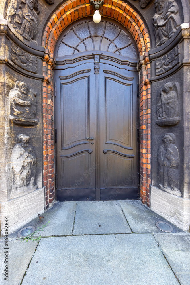 The neo-baroque church of St. Anna in the historic mining settlement of Nikiszowiec, Katowice, Poland