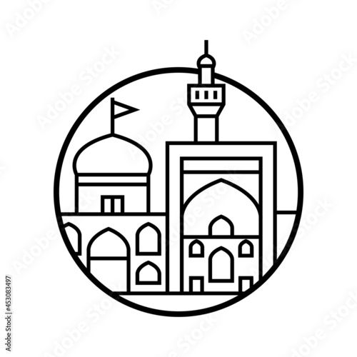 World famous building - Iran Imam Reza Shrine