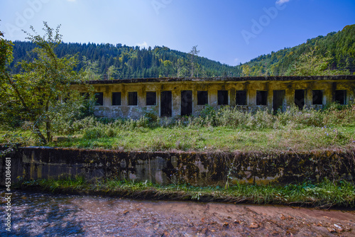 homes used by miners, abandoned, somewhere in Romania.