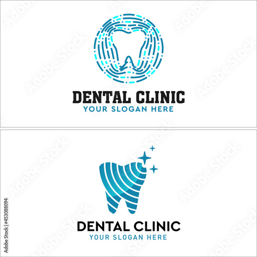 Dental logo design vector