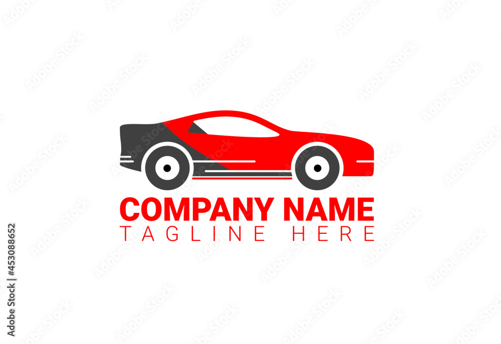 Car Company Logo And Icon Design template