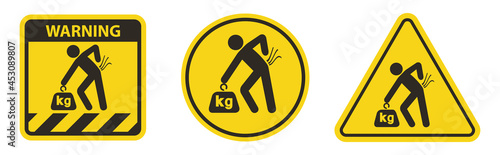 Lifting Hazard May Result In Injury See Safety Manual For Lifting Instructions