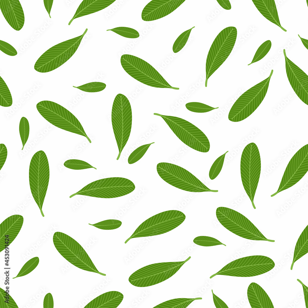 leaf seamless pattern backgroun. vector background  image.