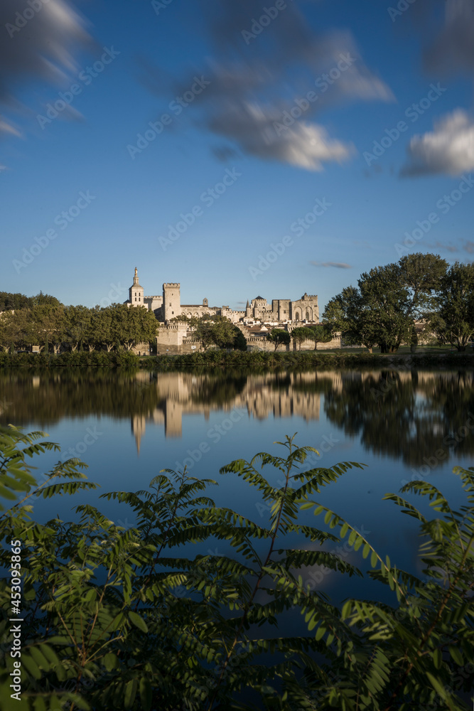 Long exposure, medieval and gothic wonder, Palais des Papes, Avignon